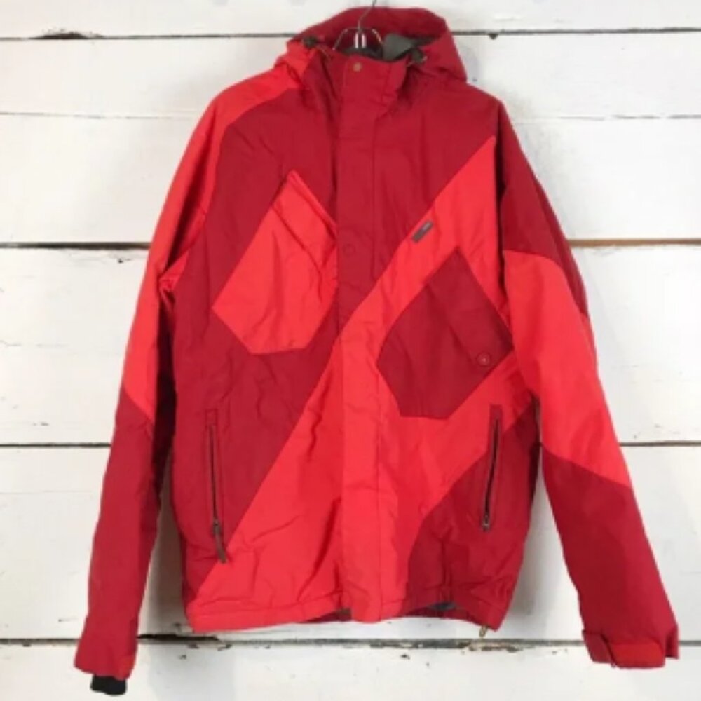 Orage ski snowboarding coat orange red size medium